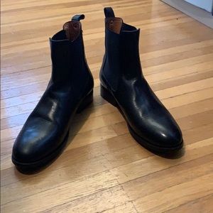 Frye Chelsea black boots